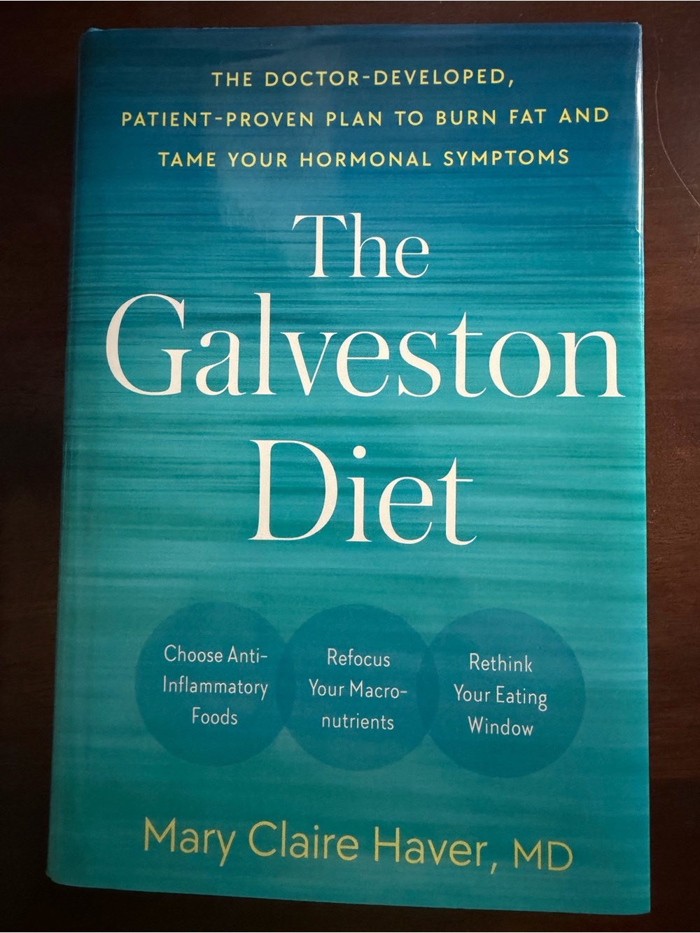 The Galveston Diet Cookbook-Style Guide, Teal Cover